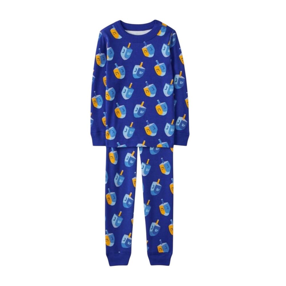 Hanna Andersson NIB Dreidel Holiday Long Johns. Size 5.